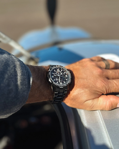 Promaster Skyhawk A-T - Men's Eco-Drive JY8075-51E Black Promaster Skyhawk A-T - Men's Eco-Drive JY8075-51E Black